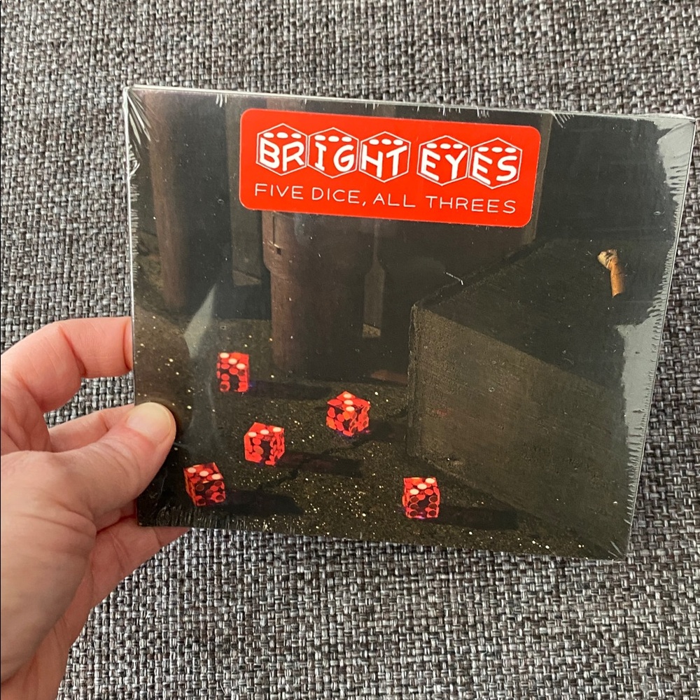 ⭐️ NWT 🎲 Bright Eyes Five Dice, All Threes CD, Conor Oberst Compact Disc